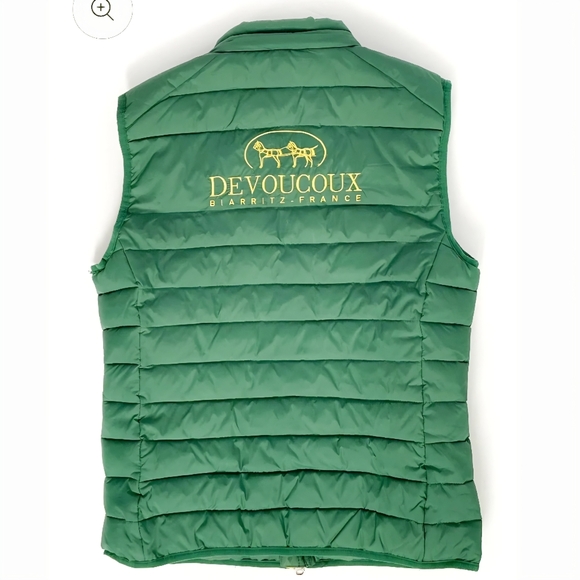 Devoucoux Green Puffer Vest Size XL NWT - Picture 4 of 11